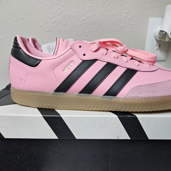 New Adidas samba Messi size 11.5.mens sneaker pink black - Picture 6 of 16